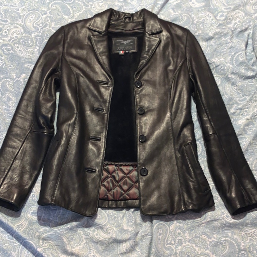 Womens leather Jacket